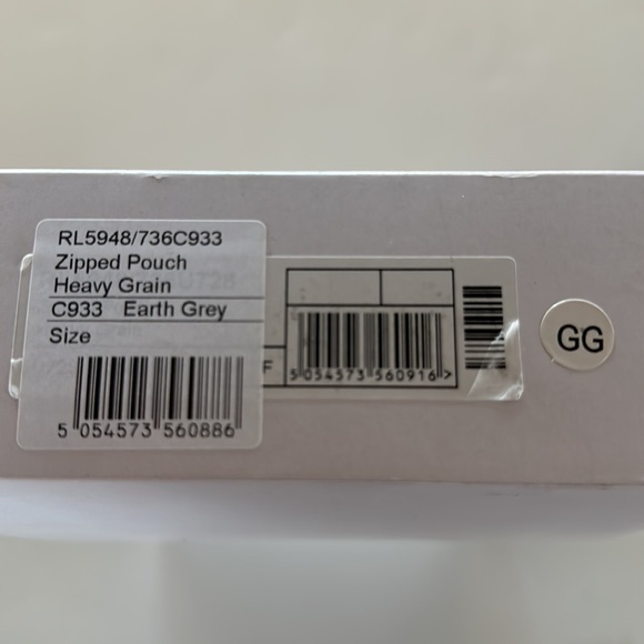 NEW MULBERRY LEATHER ZIPPERED POUCH BAG - Picture 9 of 11